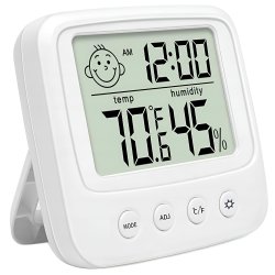 Verk 07178 Digitální teploměr s vlhkoměrem CX0828S bílý