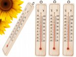 Verk 07185 Teploměr venkovní 22 cm dřevěný