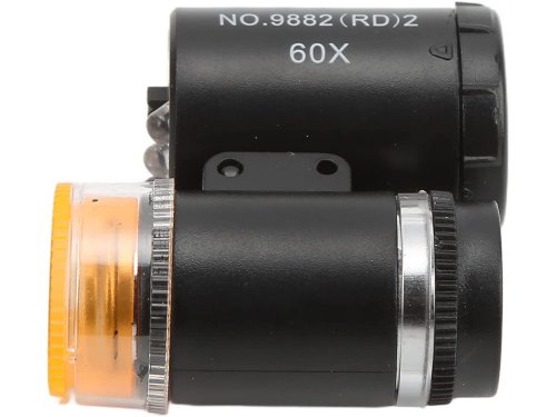 Verk 09169 Kapesní mikroskop s LED osvětlením, UV, 60x ZOOM
