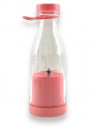 GGV Fľaša so Smoothie mixérom 40 W, 300 ml ružová