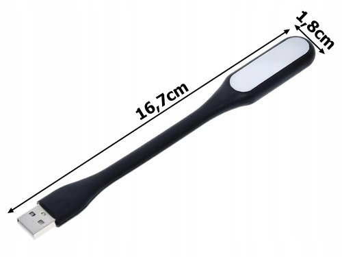 Verk USB Lampička LED čierna