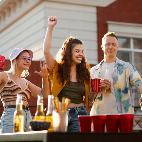 Ruhhy 21232 Sada na pivnú hru Beer pong (pivný ping-pong)