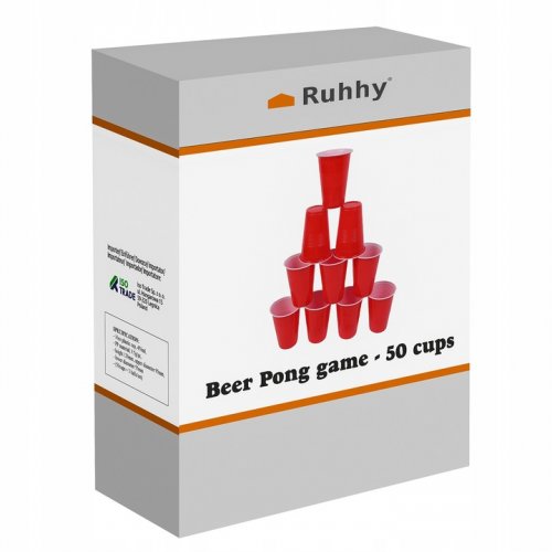 Ruhhy 21232 Sada na pivnú hru Beer pong (pivný ping-pong)
