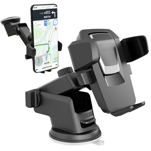 Verk 04123 Univerzální držák na telefon do auta s přísavkou černá