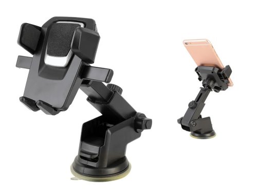 Verk 04123 Univerzální držák na telefon do auta s přísavkou černá