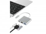 Verk 06280 Adaptér HUB USB-C, USB 3.0, HDMI 4K 
