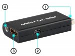 Verk 06281 Adaptér PS2 to HDMI Converter 