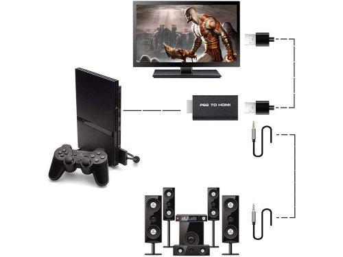 Verk 06281 Adaptér PS2 to HDMI Converter 