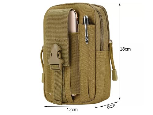 Verk 14392 Taktická taška na opasek béžová