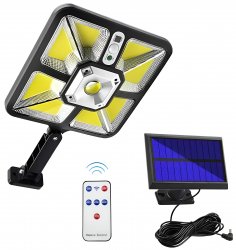 APT ZD97 LED solárna lampa 600W so senzorom pohybu a diaľkovým ovládaním
