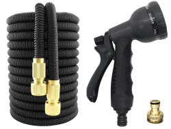 Verk 24394 Zahradní flexi hadice 5 - 15 m černá