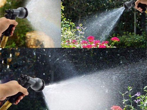 Verk 24395 Záhradná flexi hadica 10 - 30 m čierna