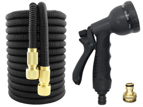 Verk 24395 Záhradná flexi hadica 10 - 30 m čierna