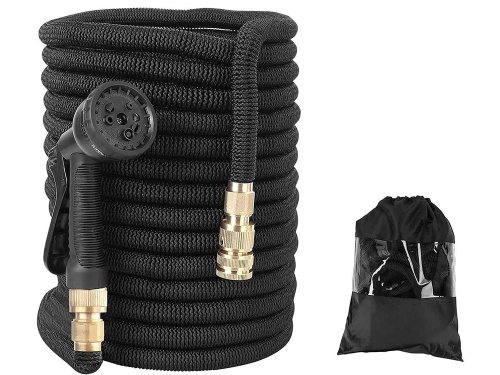 Verk 24395 Záhradná flexi hadica 10 - 30 m čierna