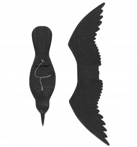 ISO 6556 Odpuzovač holubů a ptáků Havran 40 cm