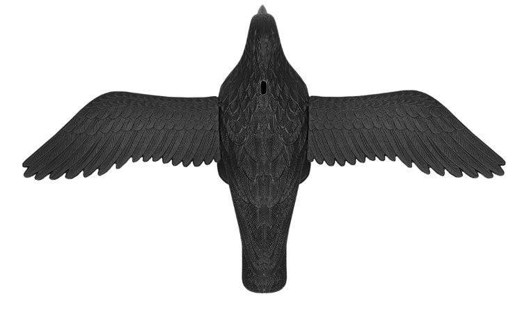 ISO 6555 Odpuzovač holubů a ptáků Havran 38 cm