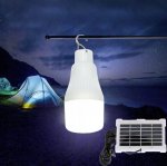 GGV 3164 Turistická LED žiarovka so solárnym panelom 10W