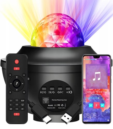 Verk 18225 LED projektor noční oblohy se zvuky