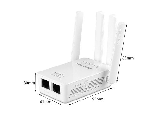 Verk 06234 Rozšiřovač bezdrátového signálu PIX - LINK 300Mb/s WPS