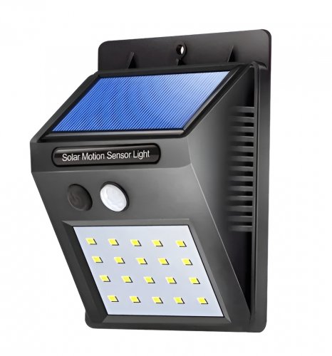 LEDLIGHT 0593 Solárne vonkajšie 30 LED SMD osvetlenie s pohybovým senzorom