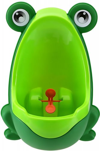 AFF Detský pisoár žaba tmavo zelená
