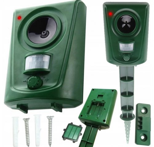 Foxter 2188 Elektronický odpudzovač s PIR senzorom vtákov, mačiek, psov, kún