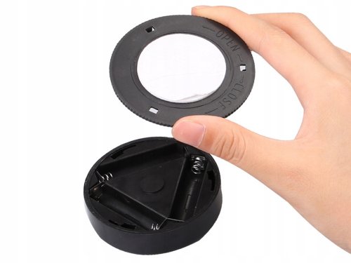 Verk 01224 Samolepiaca lampa 3 LED čierna