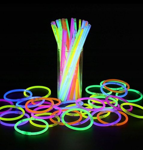 Pronett XJ4742 Svietiace náramky Lightstick 50 ks farebné