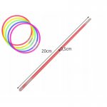 Pronett XJ4741 Svietiace náramky Lightstick 100 ks farebné