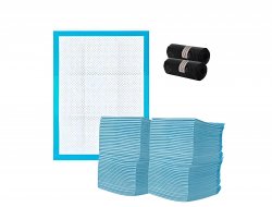 Purlov 21600 Tréningové absorpčné podložky pre psov 60 x 60 cm, 50 ks + bonus