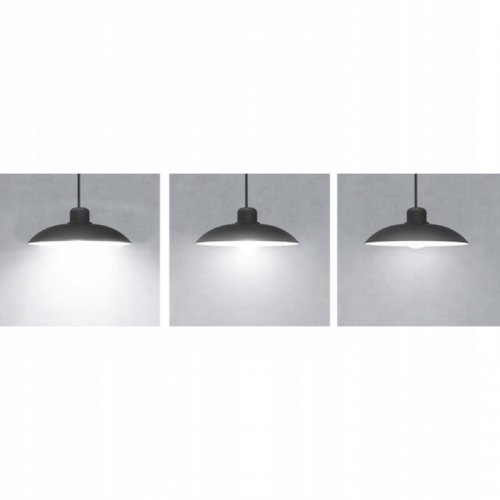Izoxis 21806 Solární závěsné LED lampy na zahradu DUO s dálkovým ovládáním, IP44, 3600mAh, černá