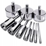 Bigstren 21641 Vrtáky vykružovacie diamantové, sada 10 ks