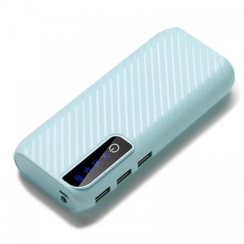 GGV 3053 Power Bank LCD USB svietidlo 50 000mAh / LED / 3x USB biela