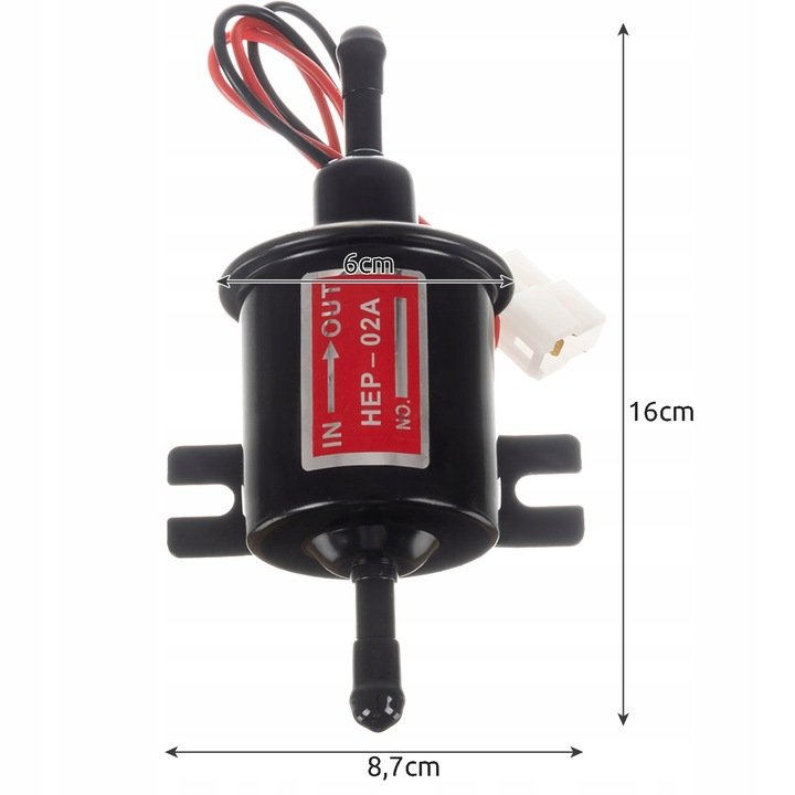 Esen SKV Pompa Carburante 12V 90L/h Con Filtro – Ricambio Originale Per Benzina (MPI)