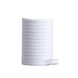 Malatec 21653 Elastické tkaničky s kovovým zapínáním 100 cm, 2 ks, bílá