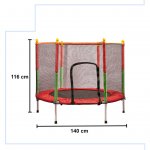 KIK KX4728 Trampolína 140 cm + vonkajšia ochranná sieť