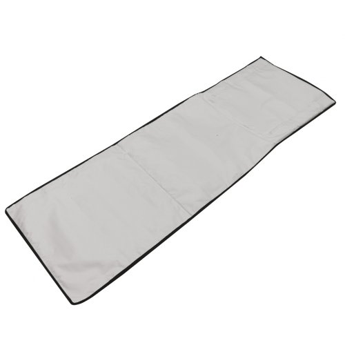 KIK KX5393 Nastavitelná plážová podložka s opěrkou 150 x 50 cm šedá