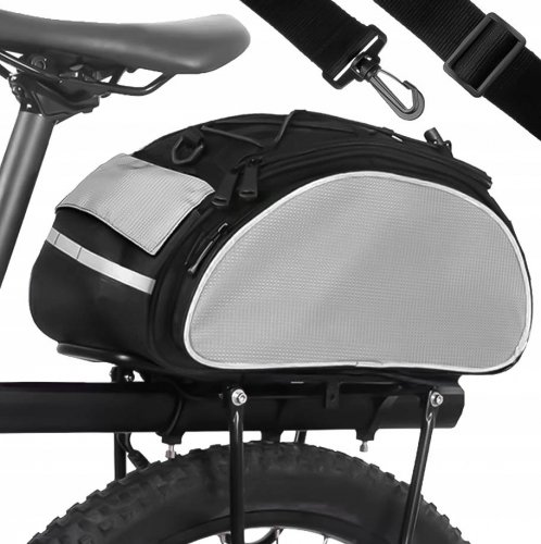 Verk 14402 Taška na bicykel čiernosivá
