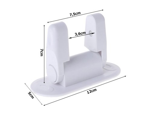 Verk 01849 Bezpečnostní blokáda na kliku dveří a oken bílá 2 ks