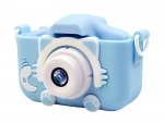 Verk 18257 Detský digitálny fotoaparát mačka modrá
