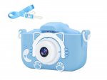 Verk 18257 Detský digitálny fotoaparát mačka modrá