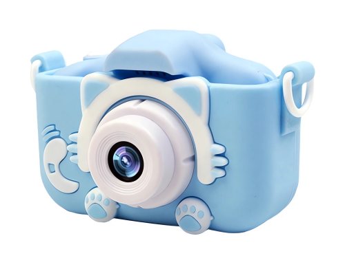 Verk 18257 Detský digitálny fotoaparát mačka modrá