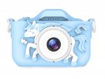 Verk 18258 Detský digitálny fotoaparát jednorožec modrá