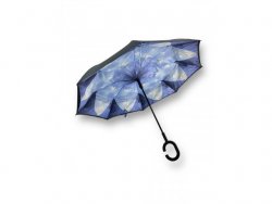 GGV Obrátený dáždnik 102 cm modrá