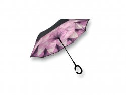 GGV Obrátený dáždnik 102 cm ružová