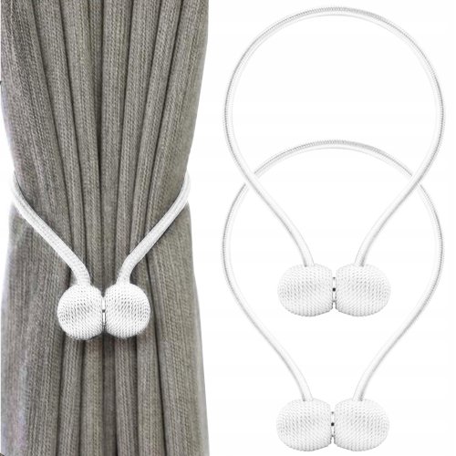 Verk 01848 Magnetická spona na závěsy 2 ks bílá