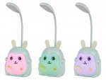 Verk 12275 Dětská LED lampička USB, RGB, 3 W růžová