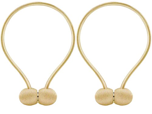 Verk 01848 Magnetická spona na závěsy 2 ks zlatá