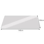 Ruhhy 21790 Ochranná podložka pod křesla a židle PC 140 x 100 cm transparentní/mléčná