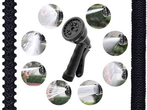 Verk 24396 Zahradní flexi hadice 15 - 45 m černá